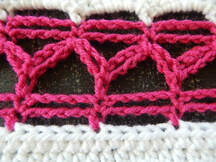 Zig Zag Double String crochet stitch instructions by Crafting Friends Designs