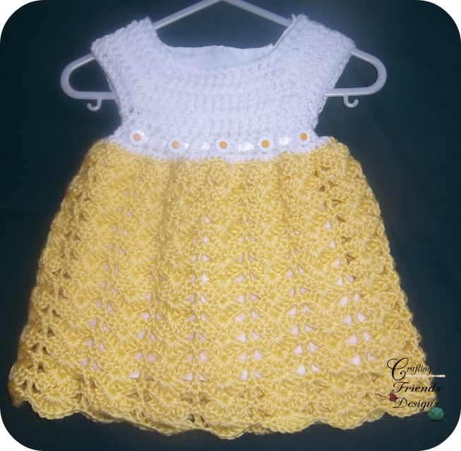 Shell Brook Infant Dress and Afghan Set Crochet Pattern